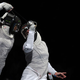 Illustration for article titled The Tech Inside Olympic Fencers Amazing Future-Warrior LED Helmets